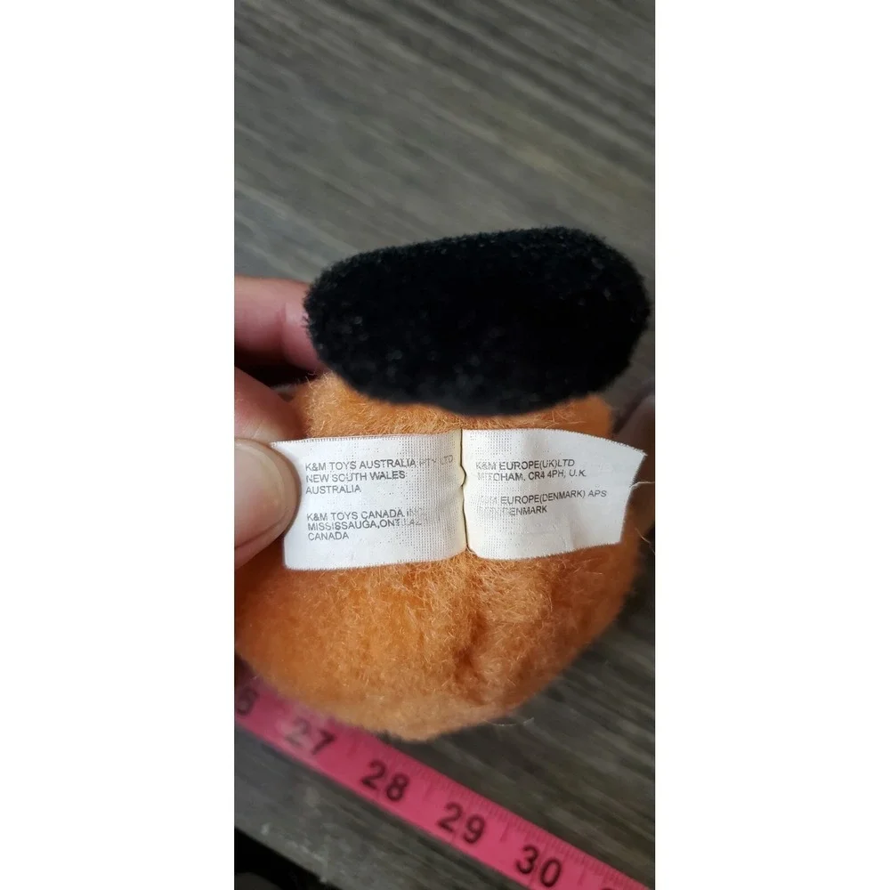 K&M‎ Int'l 2000 Stuffed Grey ROBIN BIRD Plush/Toy CHIRPS Sound 6